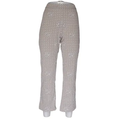 Pantalon (Beige, Blanc) de Raffaello Rossi Élasthane, Polyamide