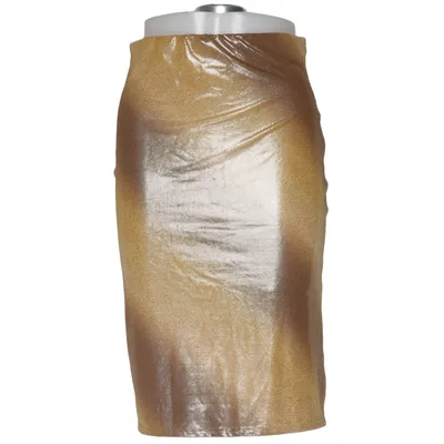 Skirt (Gold) from Glitzy Elastane, Polyester