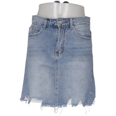 Denim skirt (Blue) from My Tina's Cotton, Viscose