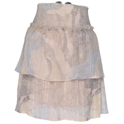 Rok (Beige, Meerkleurig) van Nümph Metallvezel, Polyester, Viscose