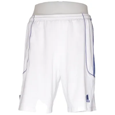 Short de sport (Blanc, Bleu) de Adidas Polyester
