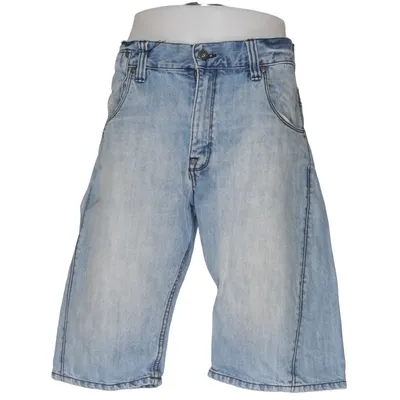 Denim shorts (Blauw) van Emilio Denim Katoen