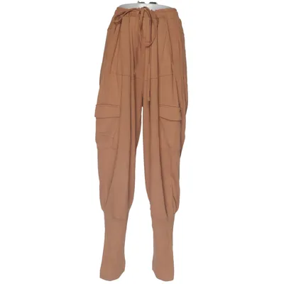 Cargo pants (Brown) from Privacy Elastane, Polyamide, Viscose