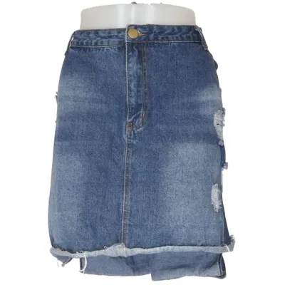 Denim skirt (Blue) from Boohoo Blue Cotton, Polyester