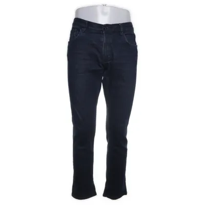 Spijkerbroek (Blauw) van Black Katoen, Elastaan