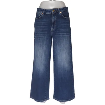 Jeans (ONLMADISON HI LIFE WIDE CROP REA866) från ONLY Blue Denim Bomull, Elastan, Polyester