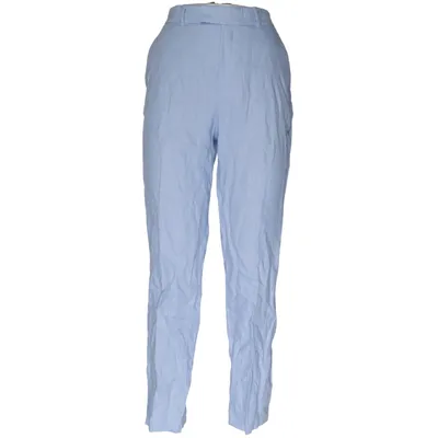 Broek (Blauw) van Mango Katoen, Linnen