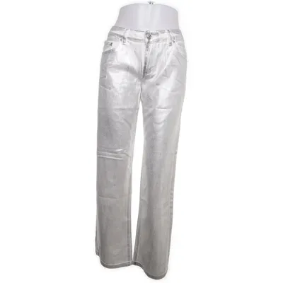 Jeans (Hvid, Sølv) fra Edikted Bomuld