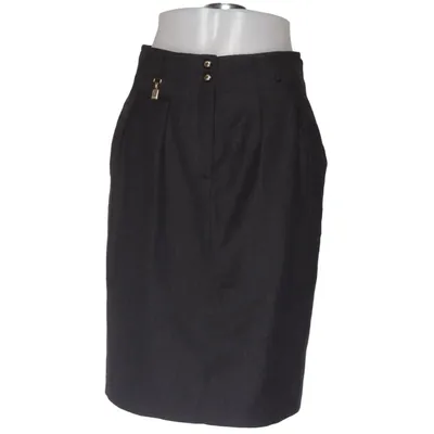 Kjol (Grå) från Birgitta by Westerlind Acetat, Polyester, Ull