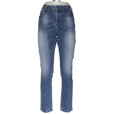 Spijkerbroek (Blauw) van Farfallina Katoen, Elastaan, Polyester