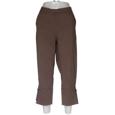 Trekvartsbyxor (Brun) från Zay Elastan, Polyester, Viskos