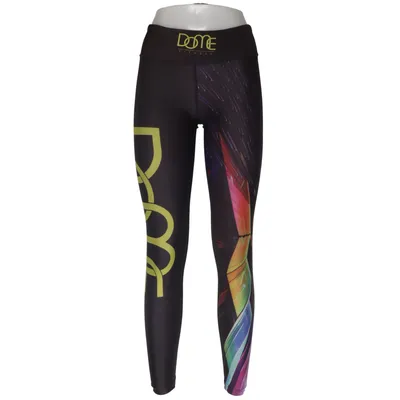 Sports tights (Black, Multicolored) from Dome Fitness Elastane, Polyester