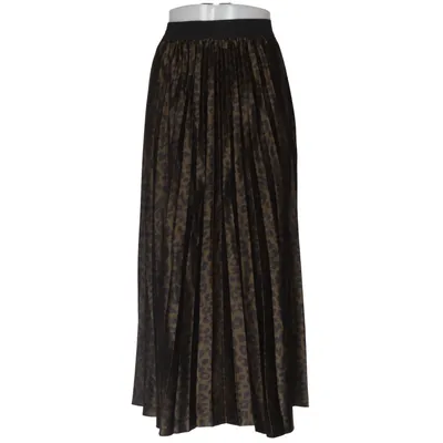 Maxi skirt (Brown, Black) from Hallhuber Polyester