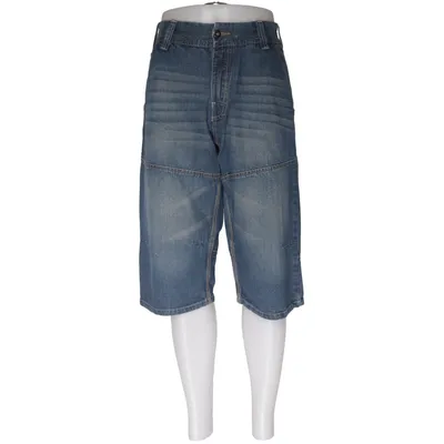 Denim shorts (Blue) from Crossfield Cotton