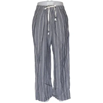 Pyjamasbyxor (Grå, Vit) från Uniqlo Bomull, Linne, Polyester, Viskos