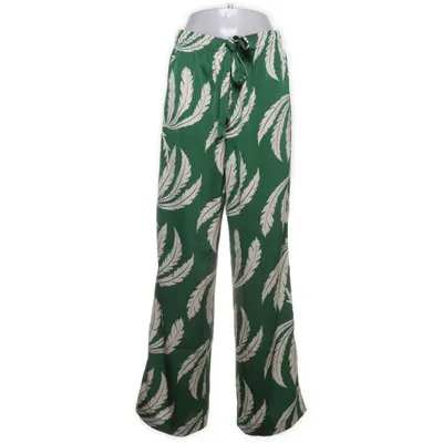 Palazzo broek (Groen, Wit, Meerkleurig) van H&M Polyester