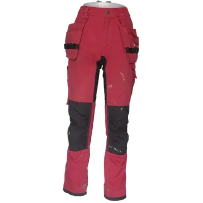 Werkbroek (Rood, Zwart) van Biltema Katoen, Polyester