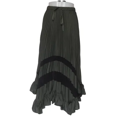 Maxi nederdel (Grøn) fra Claudie Pierlot Polyamid, Polyester