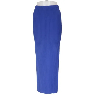 Långkjol (Blå) från Gina Tricot Bomull, Elastan, Polyester