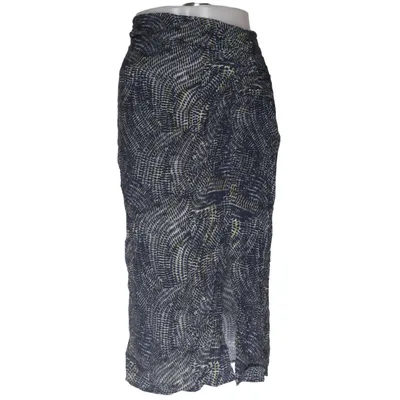 Rok (Blauw, Zwart, Geel) van Zero Viscose