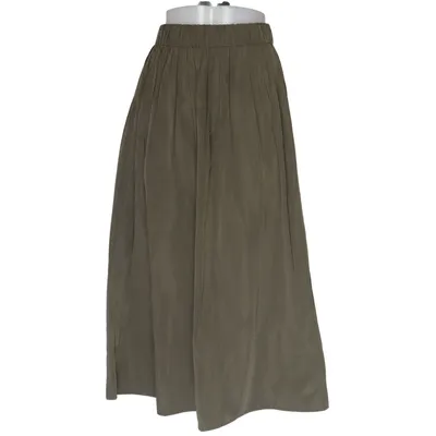 Maxi skirt (Green) from Uniqlo Recycled polyester