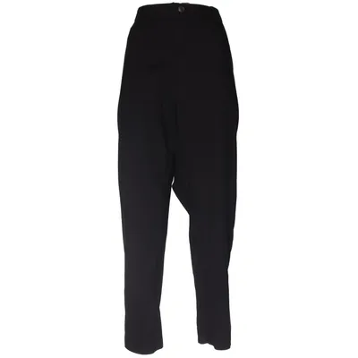 Chinos (Svart) från Zizzi Bomull, Elastan, Polyester