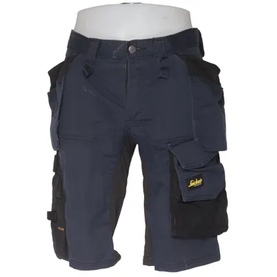 Arbetsshorts (Blå, Svart) från Snickers Workwear Bomull, Elastan, Polyamid, Polyester