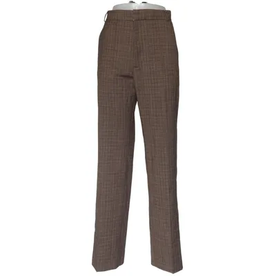 Stoffhose (Braun) von Hope Baumwolle, Elasthan, Recyceltes Polyester, Wolle
