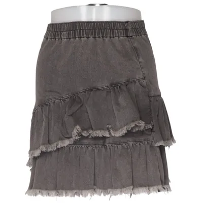Nederdel (Grå) fra Raiine Bomuld, Elastan, Polyester