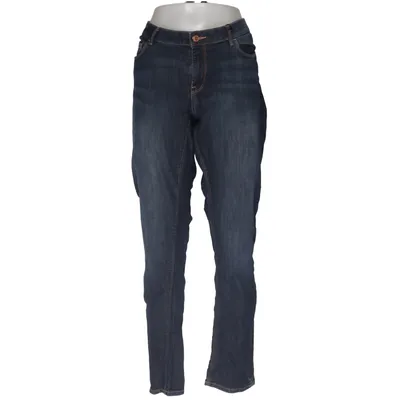 Jeans (Blå) från Denim by Lindex Bomull, Elastan, Polyester