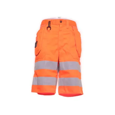 Arbetsshorts (Orange, Silverfärgad) från Fristads Bomull, Polyester