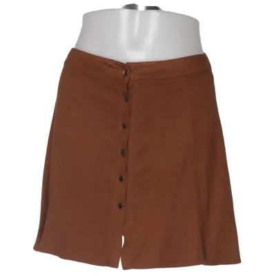 Skirt (Brown) from Bershka_BSKGIRL Elastane, Polyester