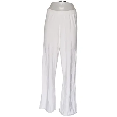 Pantalon patte d'éléphant (Blanc) de Absolut Cashmere Cachemire, Coton