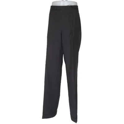 Kostuumbroek (Zwart) van Hugo Boss Wol