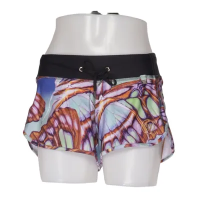 Short de sport (Noir, Multicolore) de Power Woman Élasthane, Polyester