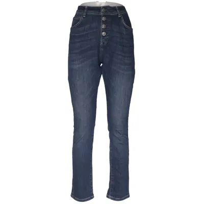Spijkerbroek (Blauw) van House of Lola Katoen, Elastaan, Polyester