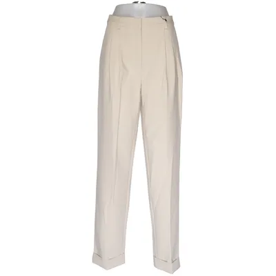Pantalon de costume (Beige) de Mathilde Gøhler x NA-KD Élasthane, Polyester, Viscose