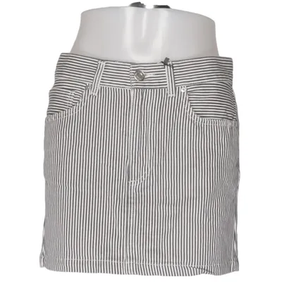 Rock (Schwarz, Weiß) von Mango Denim Baumwolle