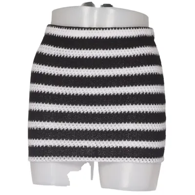 Rok (Zwart, Wit) van PrettyLittleThing Katoen, Polyester