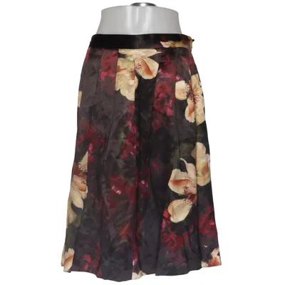 Nederdel (Sort, Flerfarvet) fra H&M Conscious Collection Hamp, Genanvendt polyester, Silke