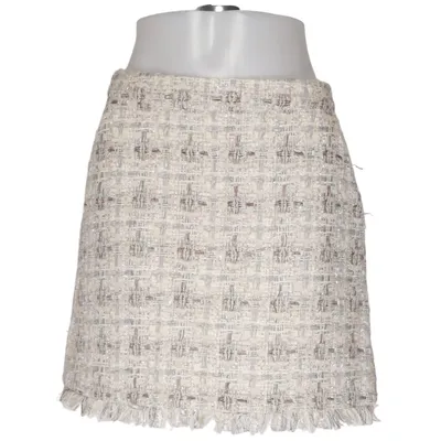 Rok (Beige, Grijs, Wit) van Munthe Acryl, Katoen, Metallvezel, Polyamide, Polyester, Wol