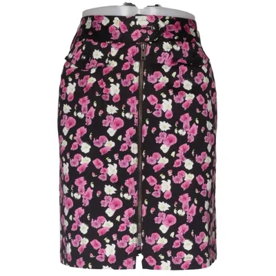 Skirt (Black, Pink, White) from Nicole Miller Cotton, Elastane