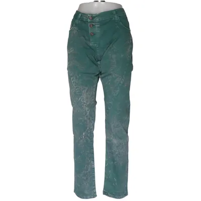 Jeans (Grøn) fra Please Vintage Glam Bomuld, Elastan