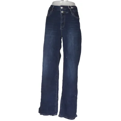 Jeans (Blue) from Karostar Cotton, Elastane, Polyester, Viscose