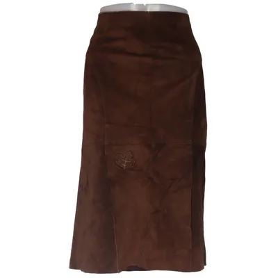 Leather skirt (Brown) from Marella Leather