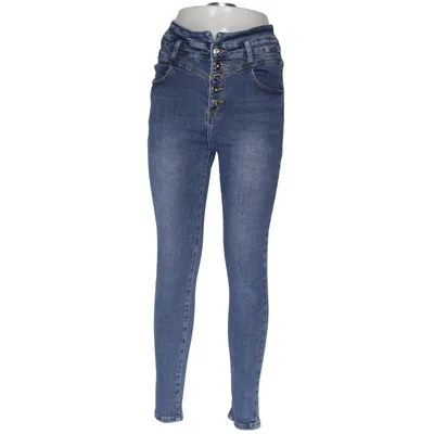 Spijkerbroek (Blauw) van Daysie Katoen, Elastaan, Polyester