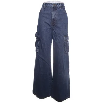 Cargo broek (Blauw) van Self-Portrait Katoen, Polyester