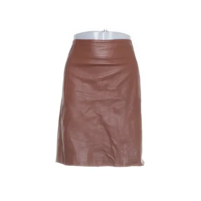 Läderkjol (Brun) från Cream Polyester, Skinn