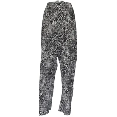 Palazzobyxor (Svart, Vit) från Inspiré Elastan, Polyester