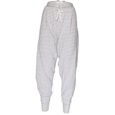 Pyjamasbukser (Hvid, Grå) fra ICA I Love Eco Elastan, Økologisk bomuld, Viscose